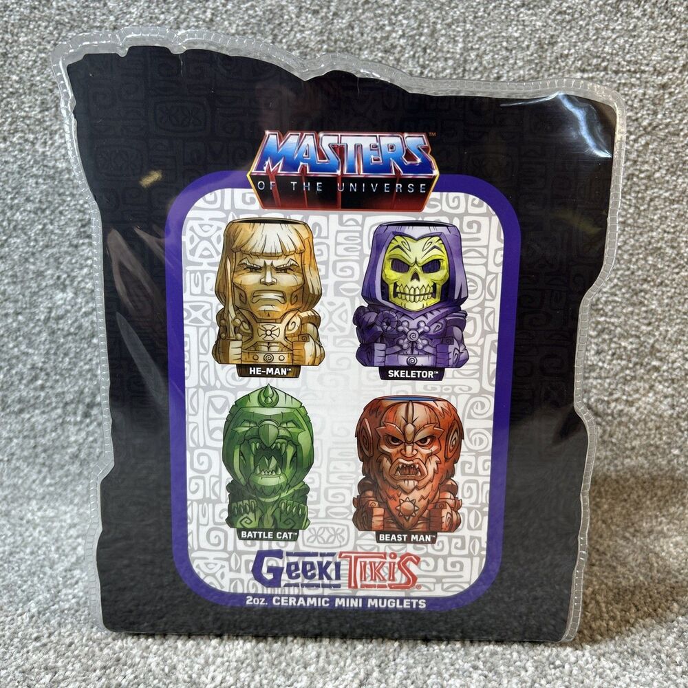 GEEKI TIKIS Master of the Universe Ceramic Mini Muglets Set NEW MotU Walmart